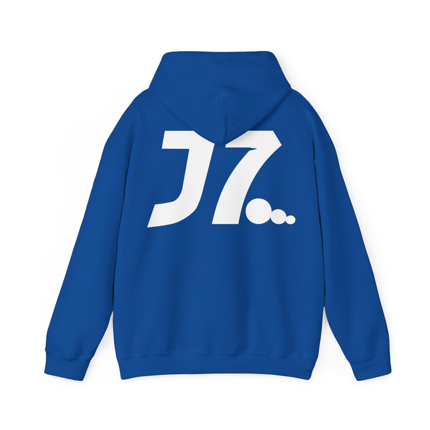 j7 hoodie blue-white