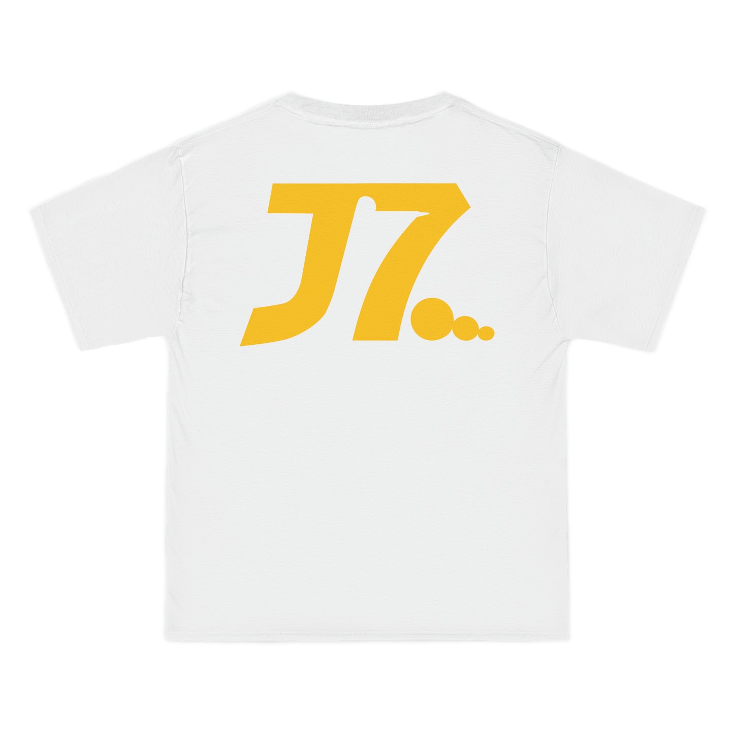 j7 T-shirt white-gold