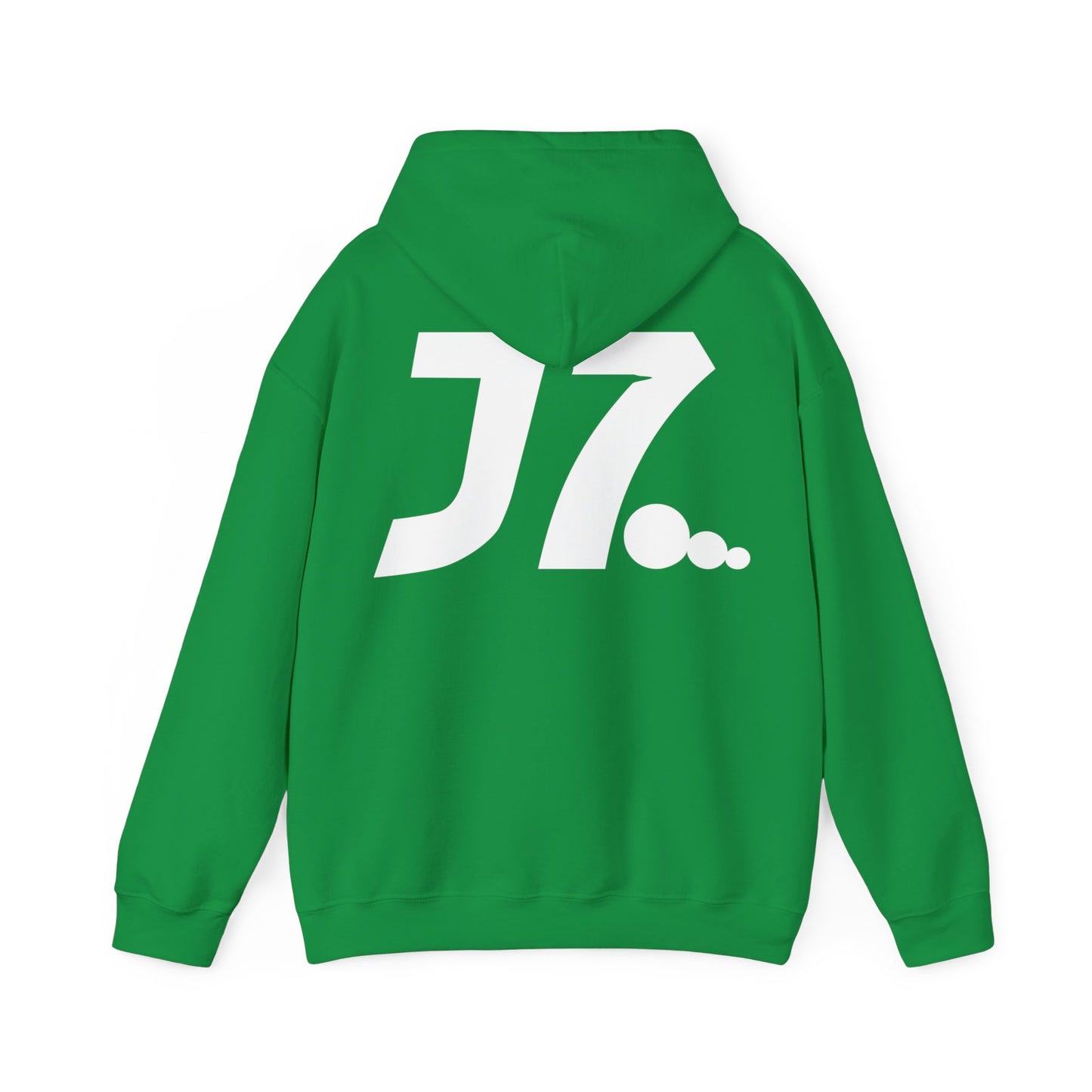 j7 hoodie green-white