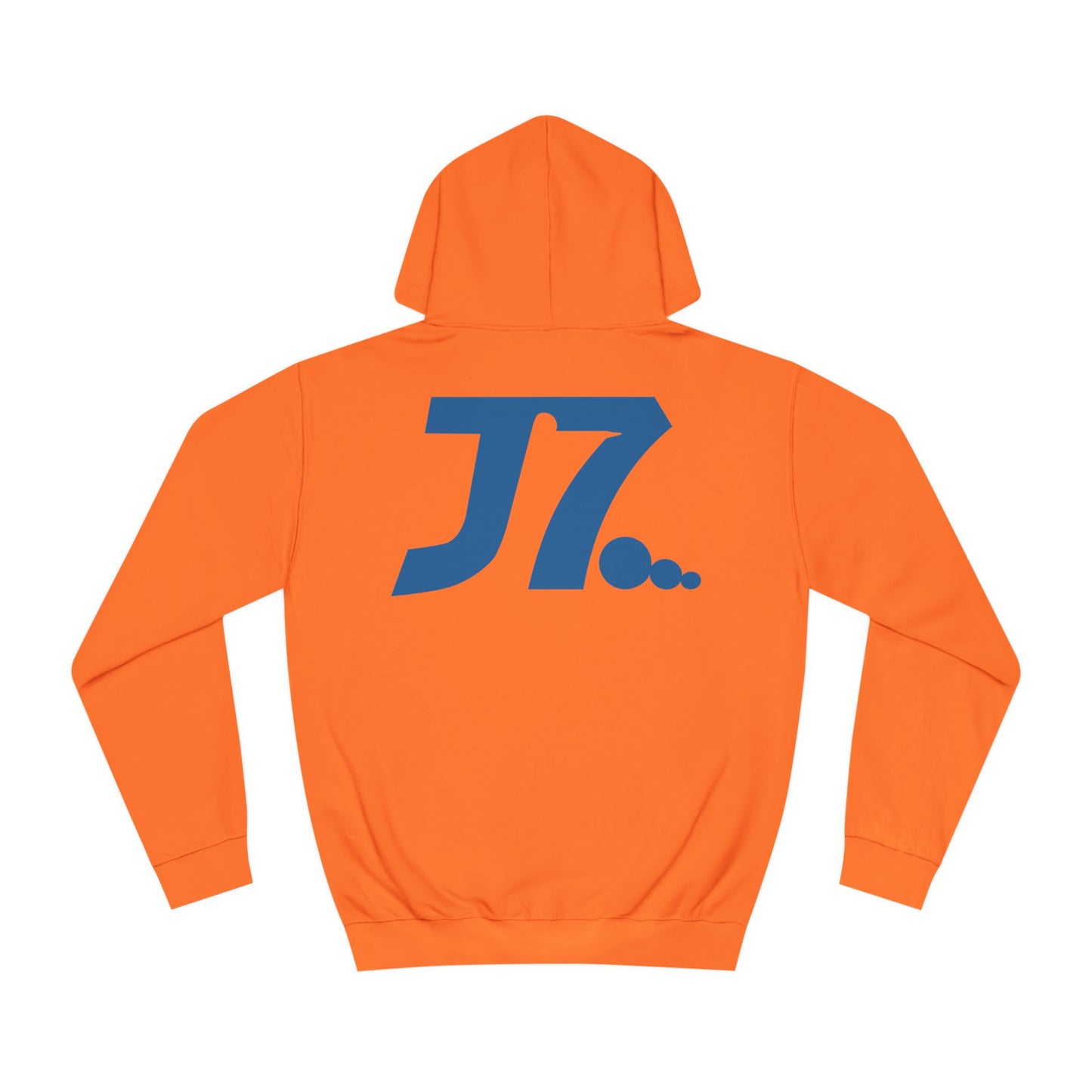 j7 hoodie orange-blue