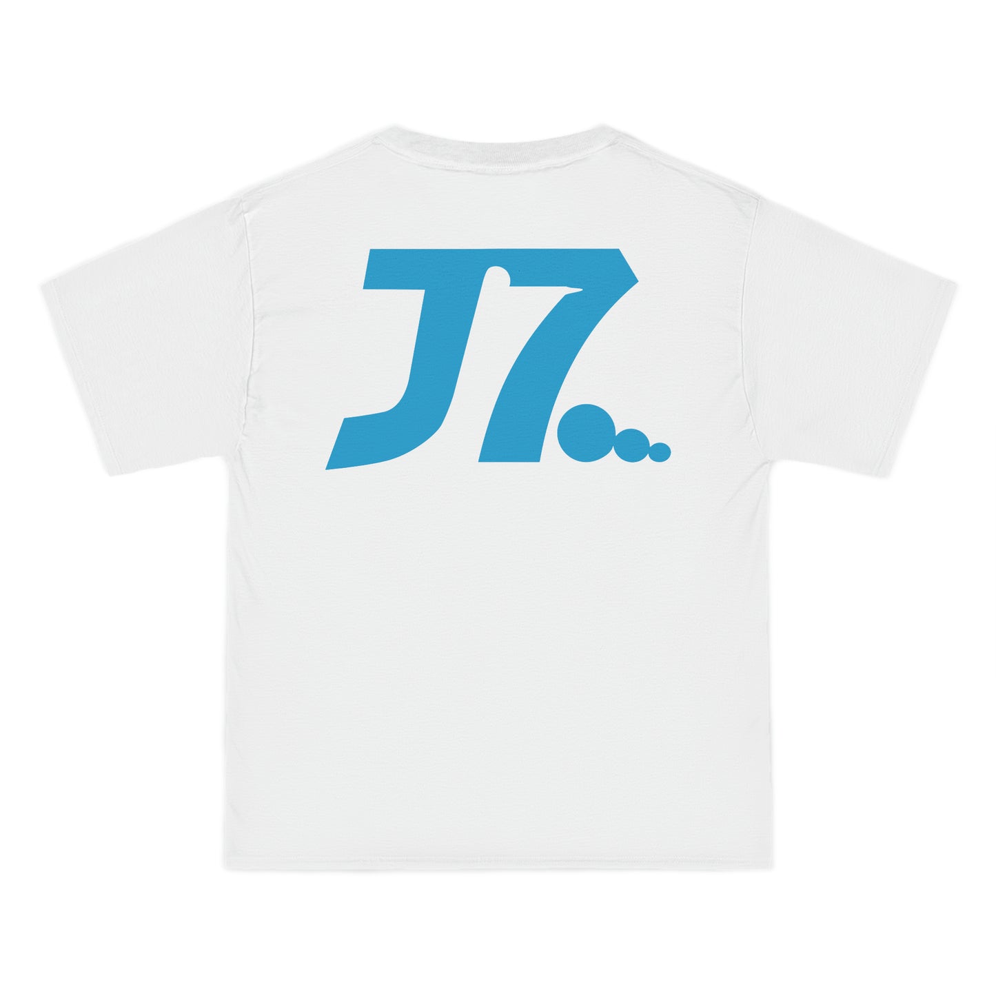 j7 T-shirt white-blue