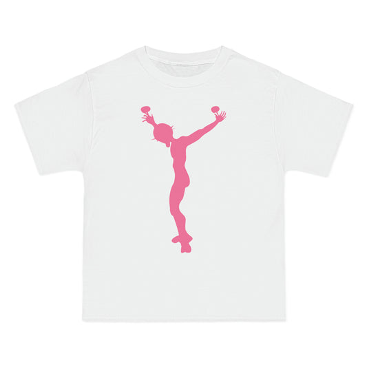 j7 T-shirt white-pink