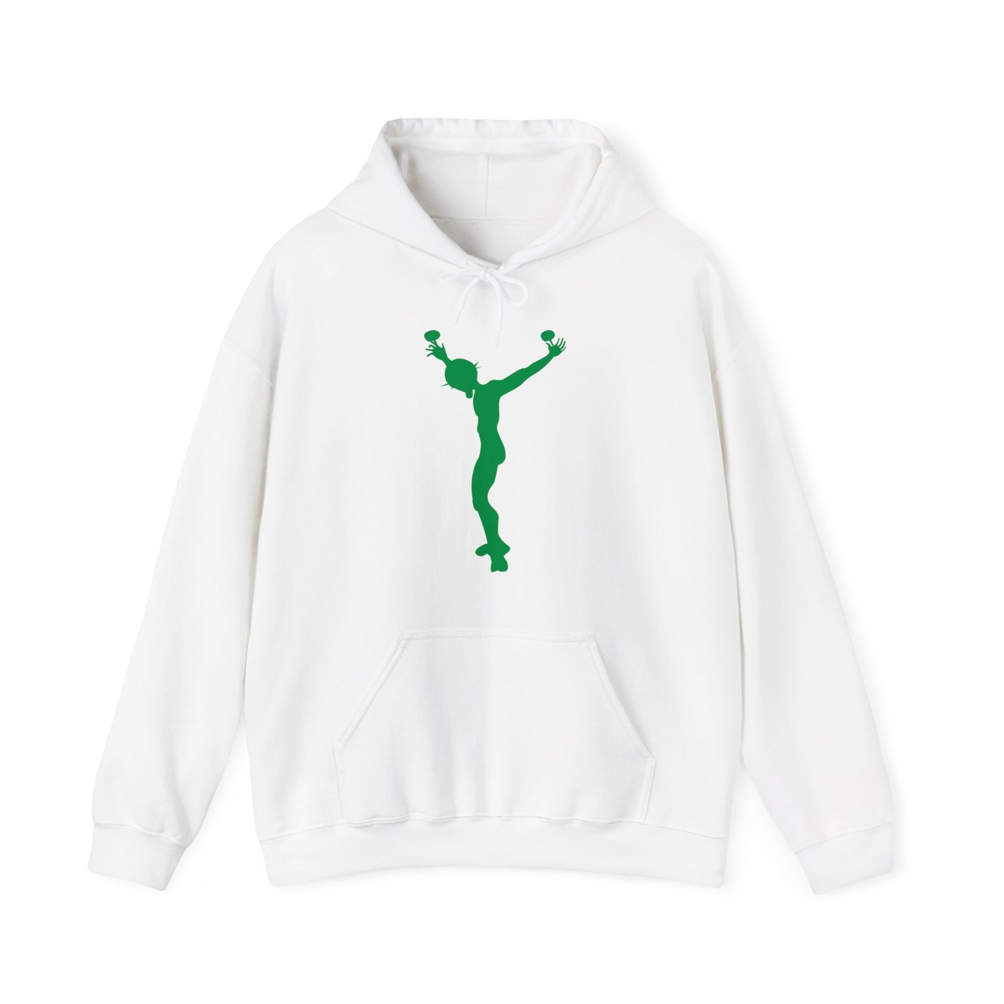 j7 hoodie white-green