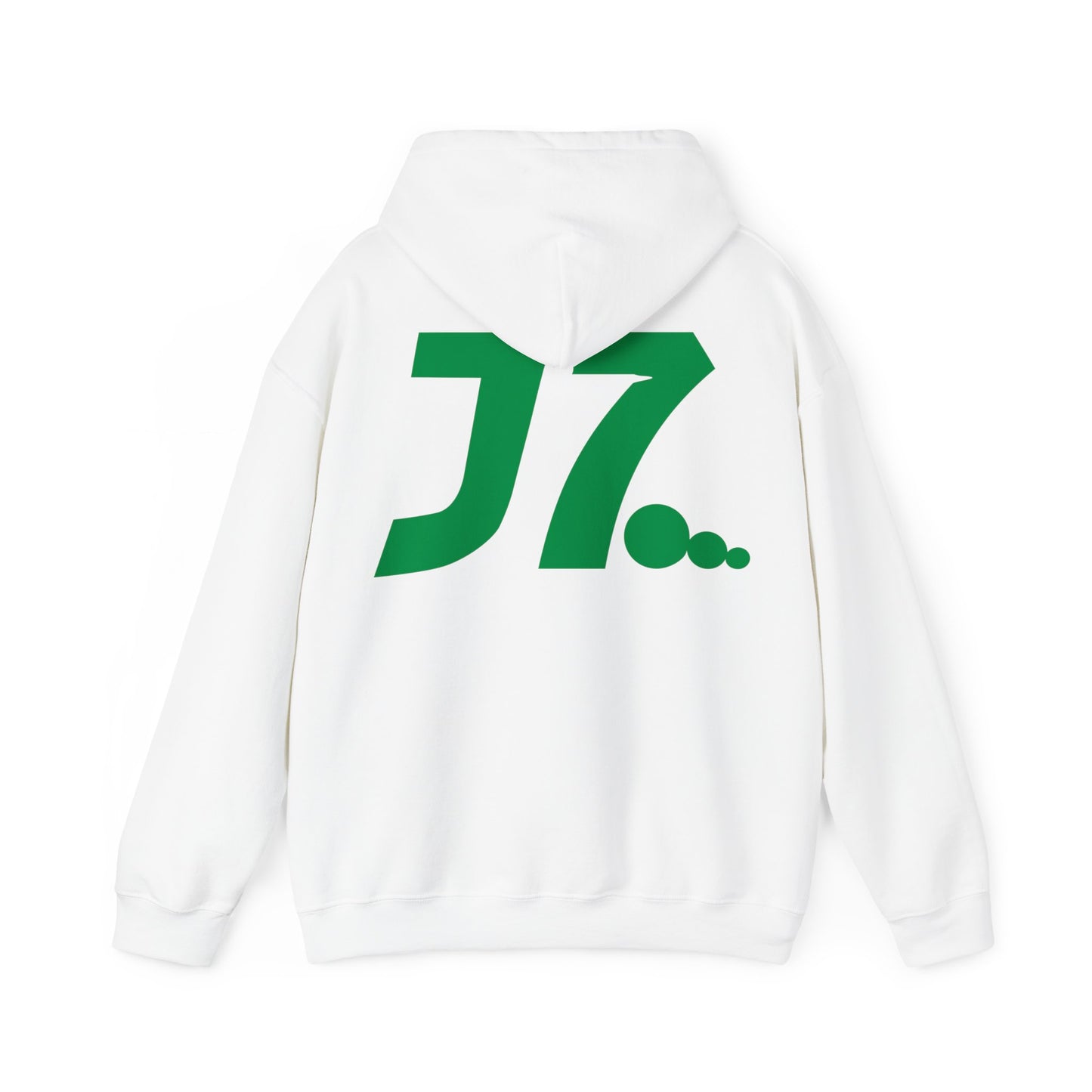 j7 hoodie white-green